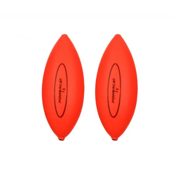 NextFish - Horgász webshop és horgászbolt - Powercat micro U-float 3g narancs 2db/cs