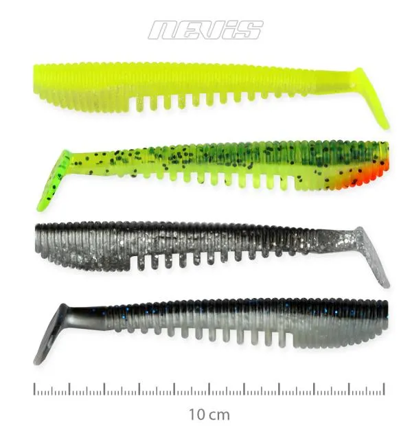 NextFish - Horgász webshop és horgászbolt - Impulse Shad 10cm  4db/cs (4szín)