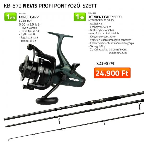 NextFish - Horgász webshop és horgászbolt - Profi Pontyozó szett  1938-360+ 2526-660