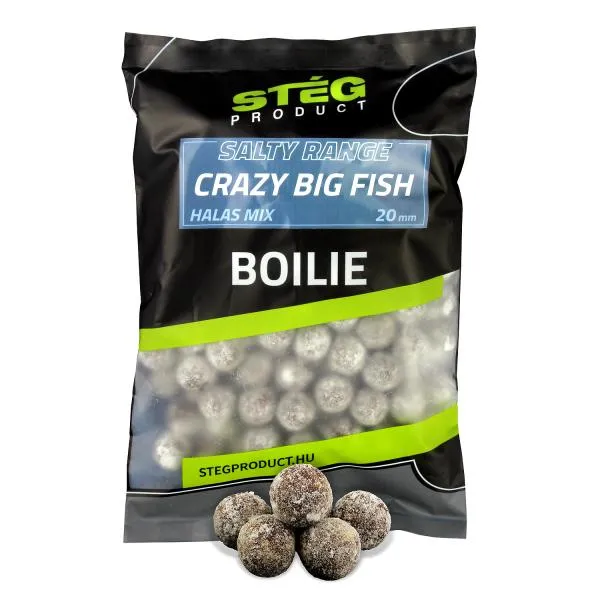 NextFish - Horgász webshop és horgászbolt - Stég Salty Bojli Range - Crazy Big Fish 20mm  800g