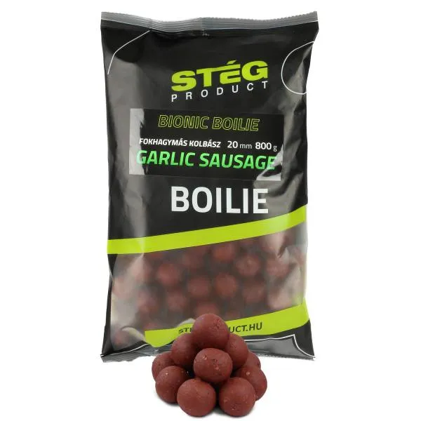 NextFish - Horgász webshop és horgászbolt - Stég Bionic Boilies 800g 20mm Garlic Sausage