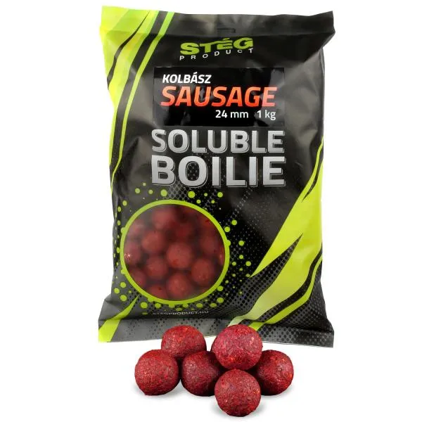 NextFish - Horgász webshop és horgászbolt - Stég Product Soluble Boilie 20mm Sausage 1kg