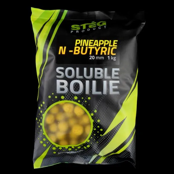 NextFish - Horgász webshop és horgászbolt - Stég Product Soluble 20mm Pineapple-N-Butyric 1kg Etető Bojli