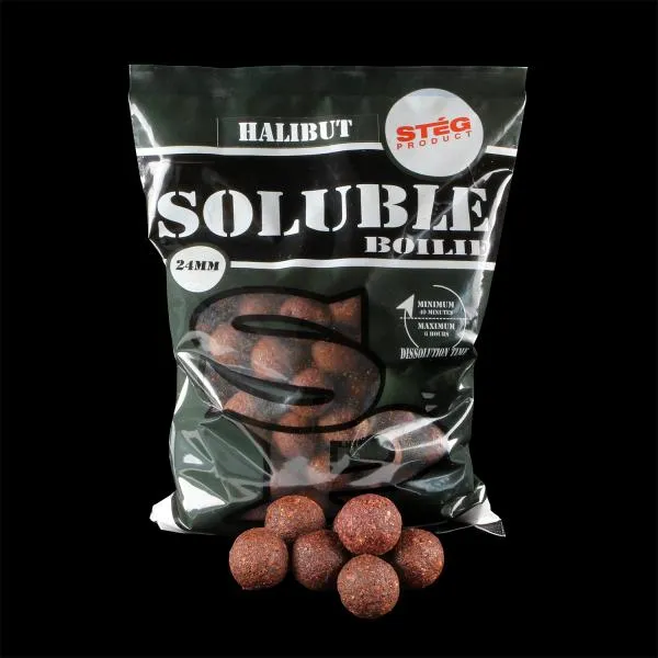 NextFish - Horgász webshop és horgászbolt - Stég Product Soluble Boilie 24mm HALIBUT 1kg Etető Bojli