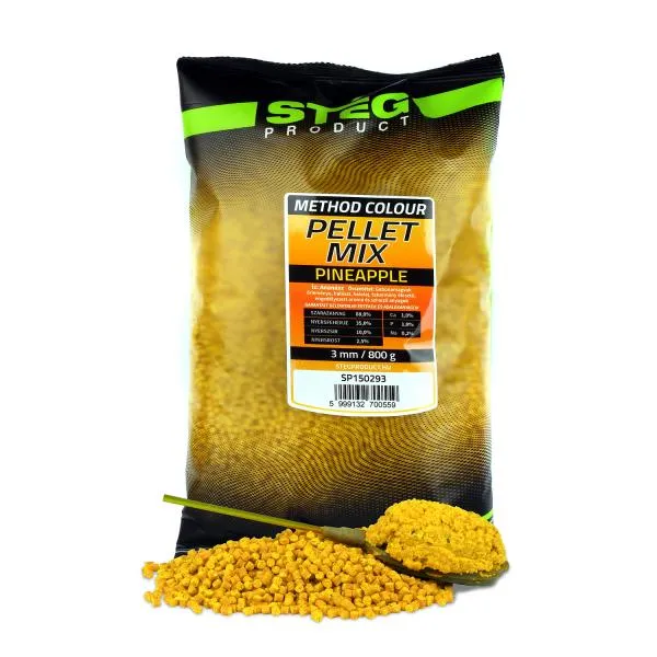 NextFish - Horgász webshop és horgászbolt - Stég Pellet Mix 800g 3mm Ananász