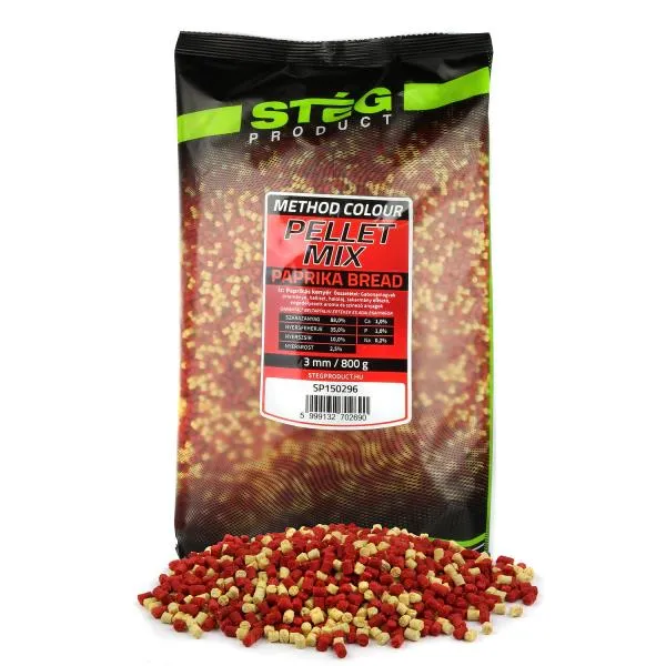 NextFish - Horgász webshop és horgászbolt - Stég Pellet Mix 800g 3mm Paprika-Bread