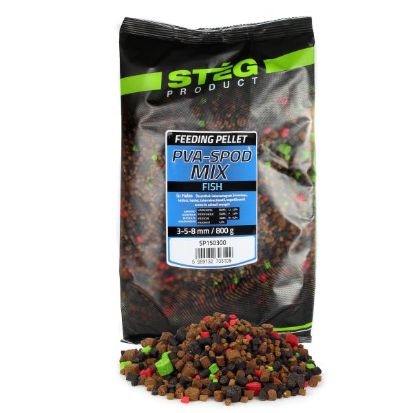 NextFish - Horgász webshop és horgászbolt - Stég Pva-Spod Mix 800g Fish 3-5-8mm