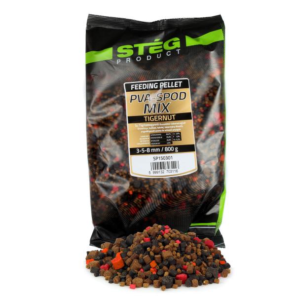 NextFish - Horgász webshop és horgászbolt - Stég Pva-Spod Mix 800g Tigernut 3-5-8mm