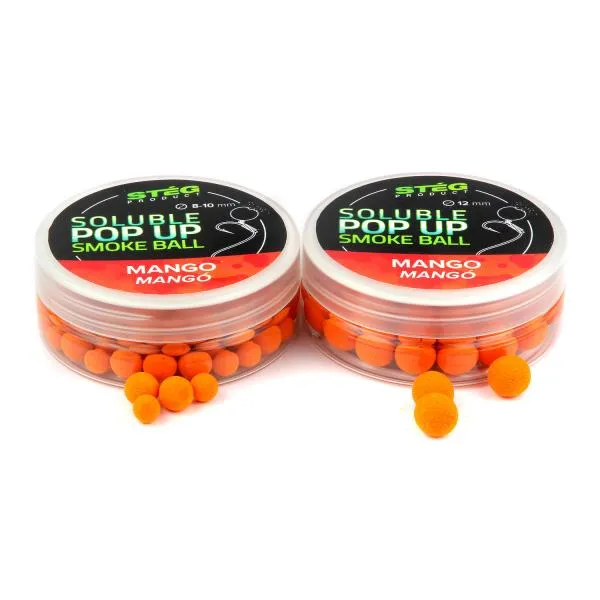 NextFish - Horgász webshop és horgászbolt - Stég Product Soluble Pop Up Smoke Ball 12mm Mango