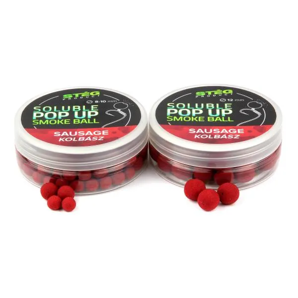 NextFish - Horgász webshop és horgászbolt - Stég Product Soluble Pop Up Smoke Ball 8-10mm Sausage 20g