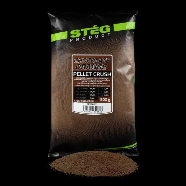 NextFish - Horgász webshop és horgászbolt - STÉG Pellet Crush - Chocolate-Orange 800g etetőanyag 