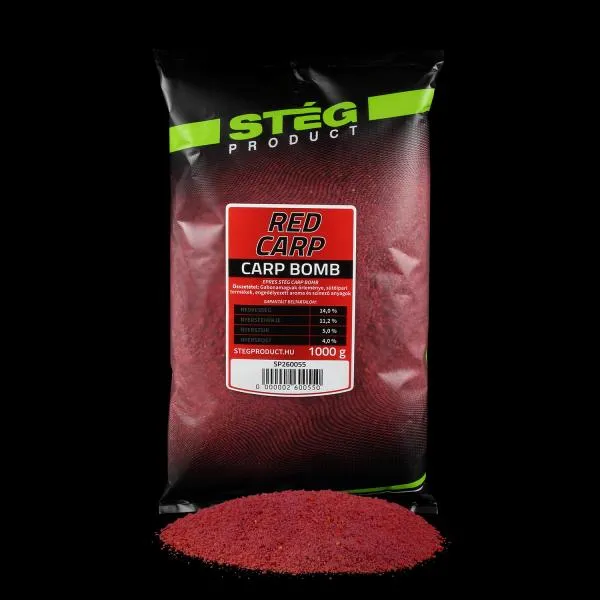 NextFish - Horgász webshop és horgászbolt - STÉG Carp Bomb - Red Carp 1kg etetőanyag 