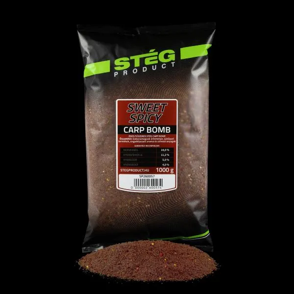 NextFish - Horgász webshop és horgászbolt - STÉG Carp Bomb - Sweet Spicy 1kg etetőanyag 