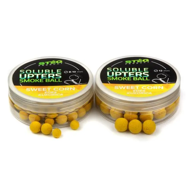 NextFish - Horgász webshop és horgászbolt - Stég Product Soluble Upters Smoke Ball 12mm Sweet Corn 30g