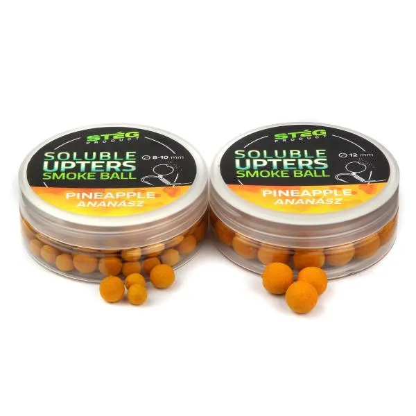 NextFish - Horgász webshop és horgászbolt - Stég Product Soluble Upters Smoke Ball 12mm Pineapple 30g