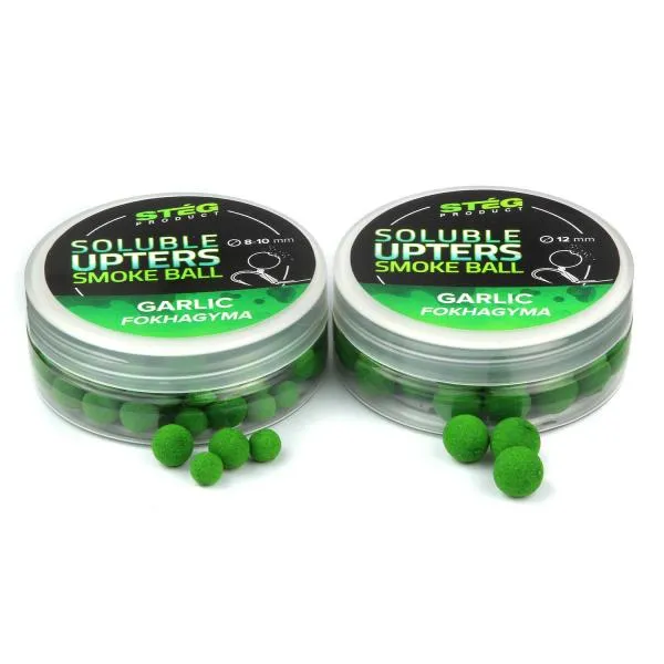 NextFish - Horgász webshop és horgászbolt - Stég Product Soluble Upters Smoke Ball 8-10mm Garlic-Almond 30g