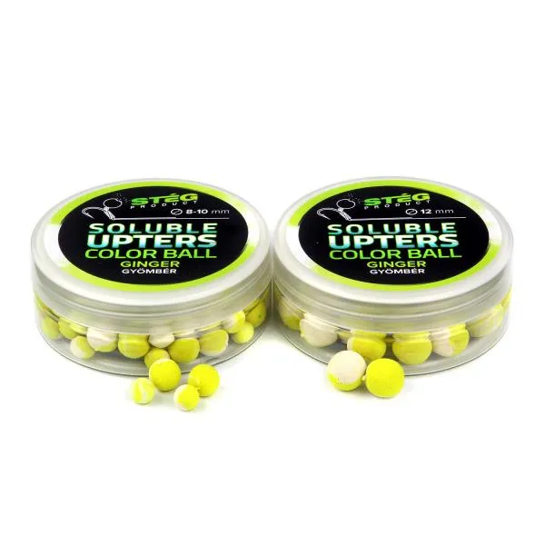 NextFish - Horgász webshop és horgászbolt - Stég Product Soluble Upters Color Ball 12mm Ginger 30g