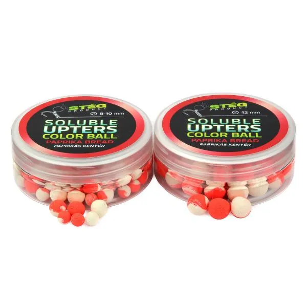 NextFish - Horgász webshop és horgászbolt - Stég Product Soluble Upters Color Ball 12mm Paprika Bread 30g