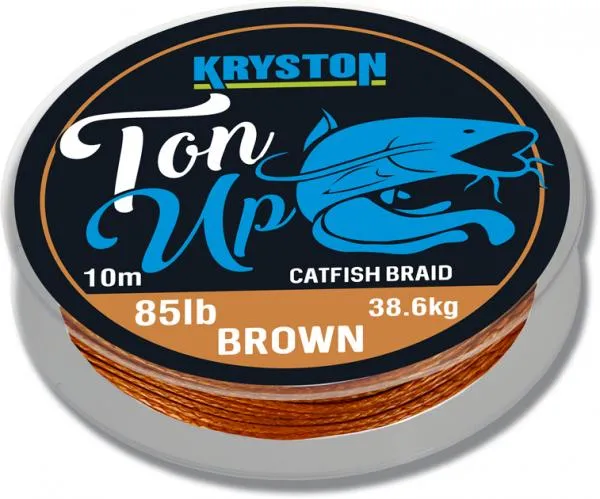 NextFish - Horgász webshop és horgászbolt - Kryston Ton Up Catfish Braid 85lb 10m  fonott előkezsinór