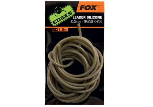 NextFish - Horgász webshop és horgászbolt - Fox EDGES Leader Silicone - Trans Khaki 2m előtétzsinór