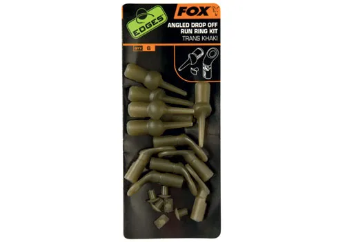 NextFish - Horgász webshop és horgászbolt - Fox EDGES Angled Drop Off Run Ring Kit - Trans Khaki ólomelhagyó csúszó szerelék szett