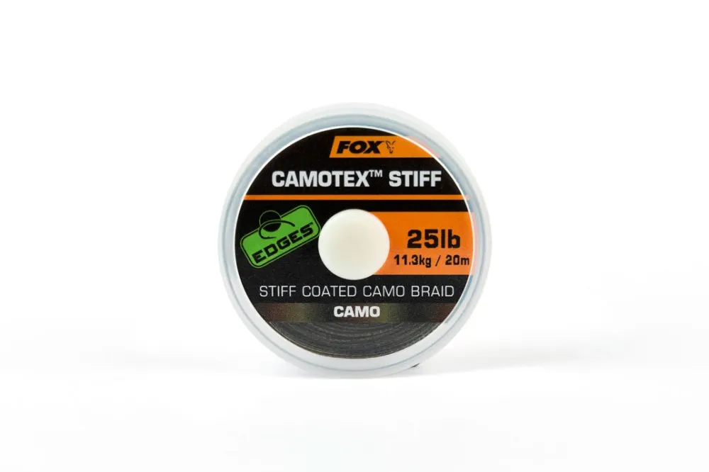 NextFish - Horgász webshop és horgászbolt - FOX EDGES CAMOTEX STIFF 25lb - 20m Előkezsinór