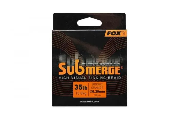 NextFish - Horgász webshop és horgászbolt - Submerge Orange sinking braid x 300m 0.20mm 35lb/15.8kg