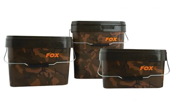 NextFish - Horgász webshop és horgászbolt - FOX Camo Square bucket 5L terepmintás vödör