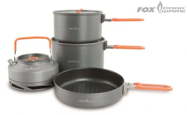 NextFish - Horgász webshop és horgászbolt - FOX Cookware Set - 3pc Medium Set 3 részes edénykészlet