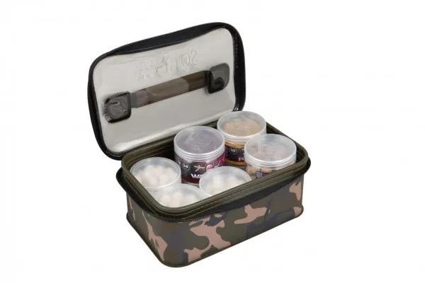 NextFish - Horgász webshop és horgászbolt - Fox Aquos Camo Bait Storage L 25x16,5x9cm csalis és aprócikkes táska 