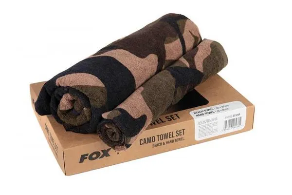 NextFish - Horgász webshop és horgászbolt - Fox Camo beach / hand towel box set