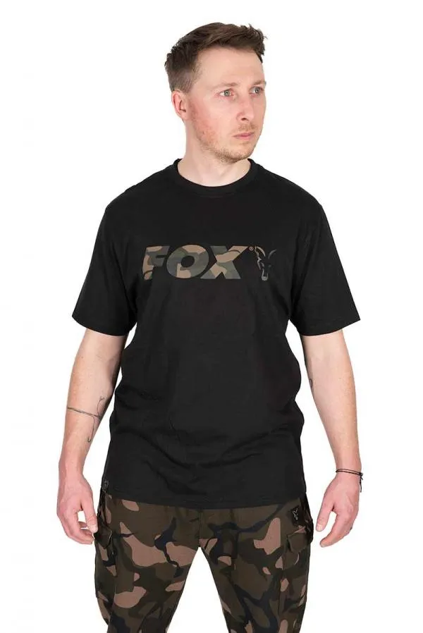 NextFish - Horgász webshop és horgászbolt - Black / Camo Logo T Large