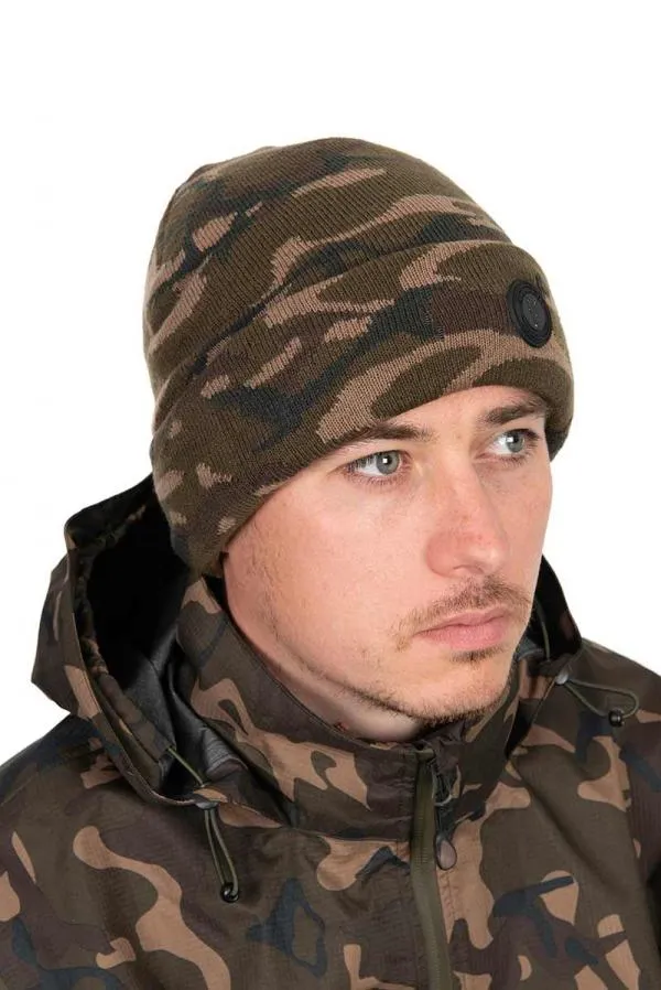 NextFish - Horgász webshop és horgászbolt - Fox Camo Sherpa Tec Beanie sapka