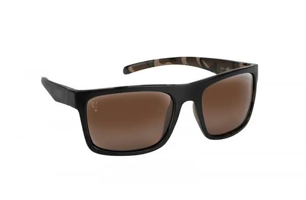 NextFish - Horgász webshop és horgászbolt - Fox Avius -  Black/Camo - Brown Lense Napszemüveg