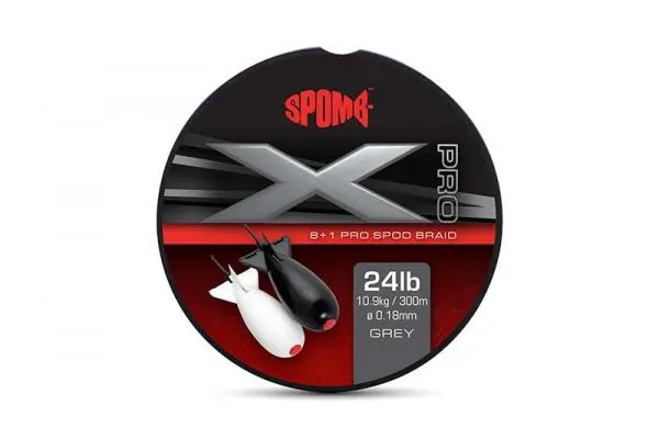 NextFish - Horgász webshop és horgászbolt - Spomb X Pro Braid Grey 8+1 0.18mm 24lbs