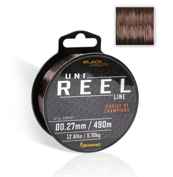 NextFish - Horgász webshop és horgászbolt - ?0,19mm Browning Black Magic® Uni Reel Line 680m 3,00kg,6,60lbs barna 1darab