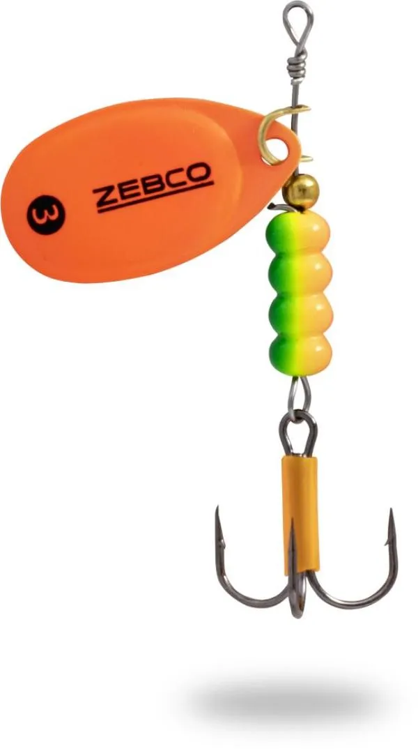 NextFish - Horgász webshop és horgászbolt - 3g ezüst / narancs Zebco Trophy Z-Blade No. 1