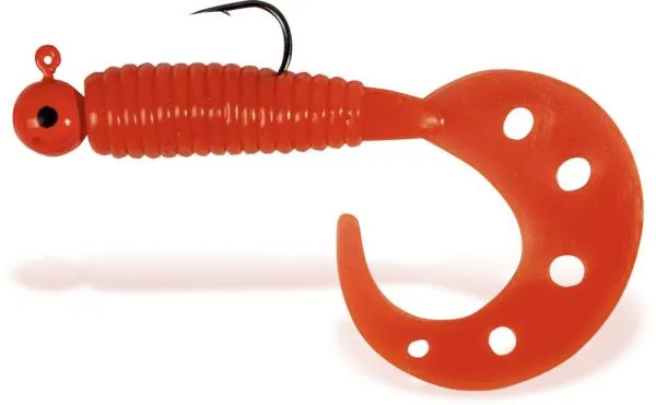 NextFish - Horgász webshop és horgászbolt - 5g 7cm japan red Rhino Twister Rigged