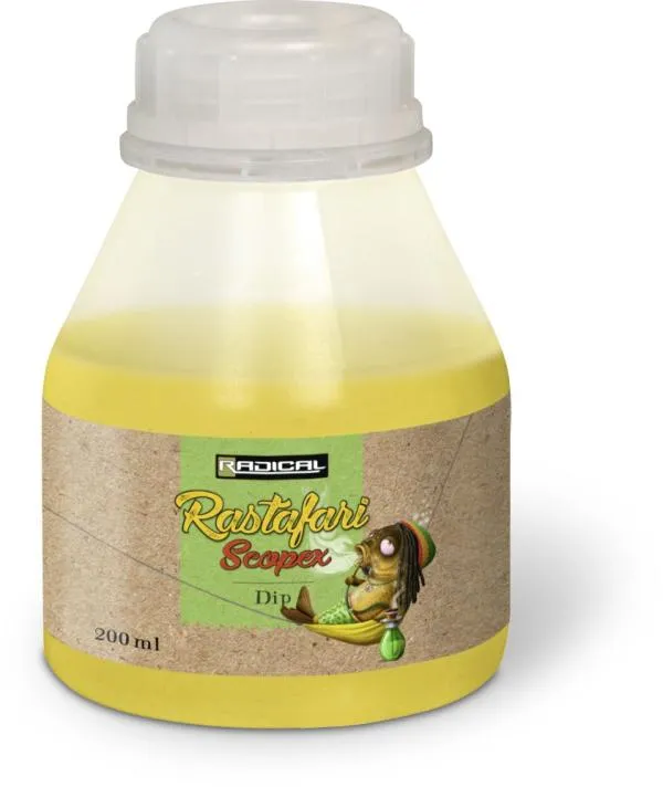 NextFish - Horgász webshop és horgászbolt - sárga Zebco Z-Carp™ Rastafari Scopex Dip 200ml