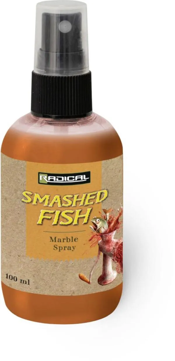 NextFish - Horgász webshop és horgászbolt - Radical Smashed Fish Marble Spray 100ml narancs