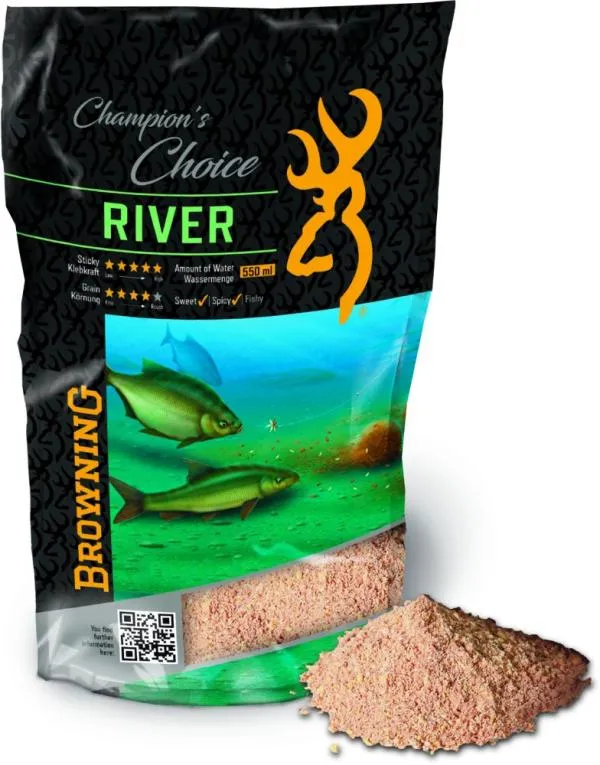 NextFish - Horgász webshop és horgászbolt - Browning Chamipon Choice River 1kg etetőanyag