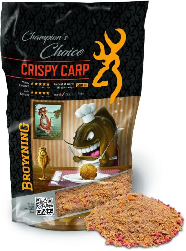 NextFish - Horgász webshop és horgászbolt - Browning Chamipon Choice Crispy Carp 1kg etetőanyag