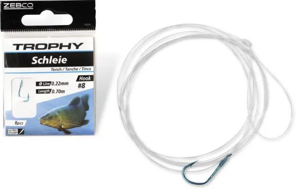 NextFish - Horgász webshop és horgászbolt - #8 Zebco Trophy Compó Előkötött horog kék ?0,22mm 70cm 8darab