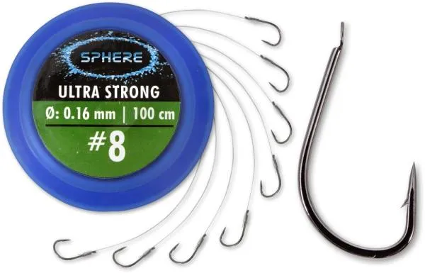 NextFish - Horgász webshop és horgászbolt - #8 Browning Sphere Ultra Strong black nikkel 2,60kg,5,70lbs ?0,16mm 100cm 8darab 0,28g