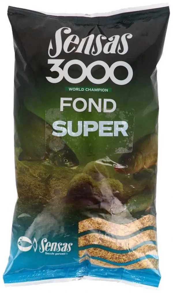 NextFish - Horgász webshop és horgászbolt - Sensas 3000 Super Fond (folyóvíz) 1kg etetőanyag 