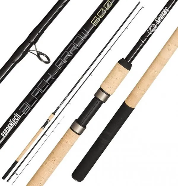 NextFish - Horgász webshop és horgászbolt - Sensas Black Arrow Feeder 800 M 3,3m 40-80g feeder, picker horgászbot