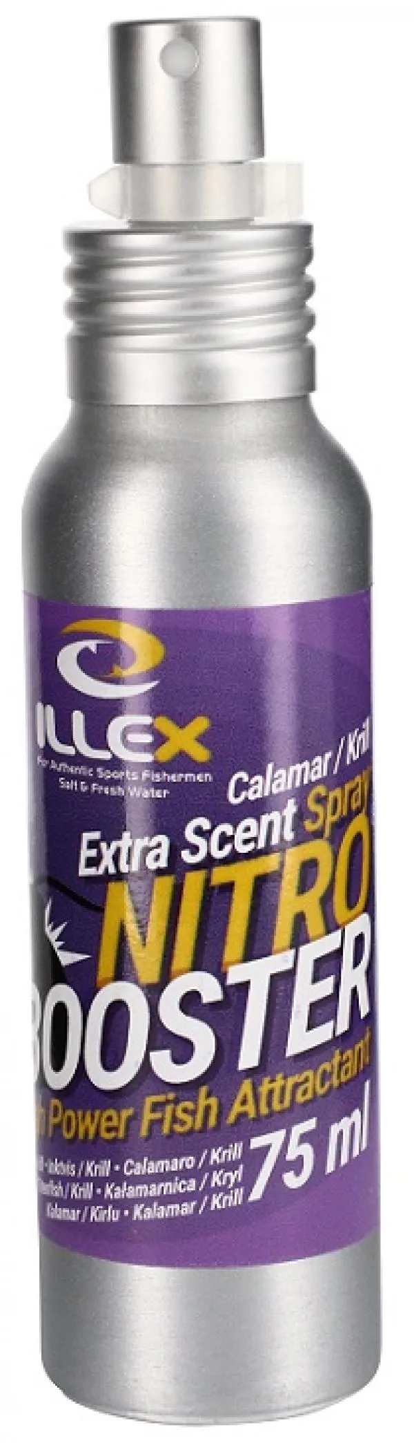 NextFish - Horgász webshop és horgászbolt - Illex Nitro Booster spray 75ml - tintahal/krill