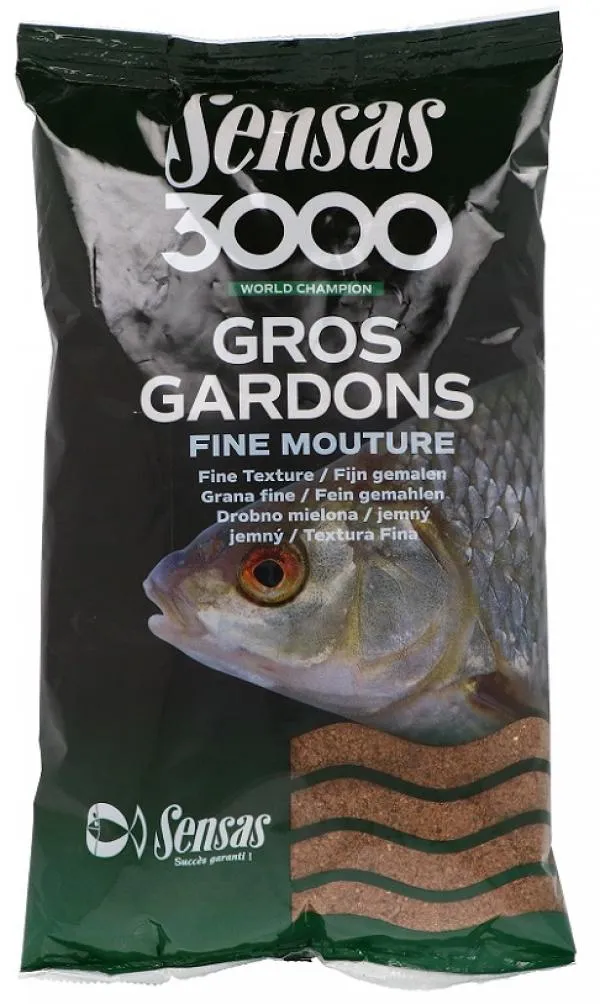 NextFish - Horgász webshop és horgászbolt - Sensas 3000 Gros Gardons Fine (nagy koncér-finom) 3kg etetőanyag 