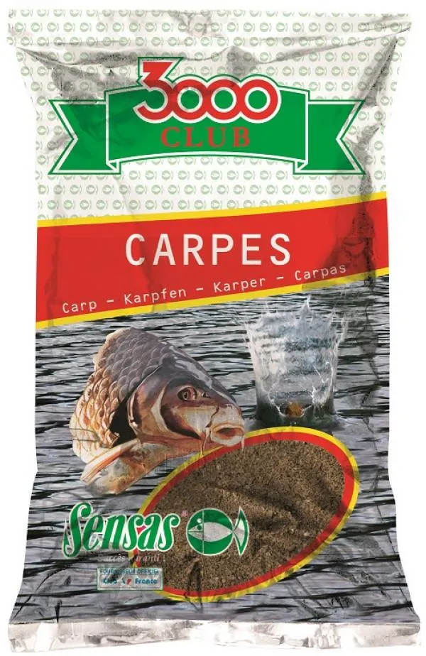 NextFish - Horgász webshop és horgászbolt - Sensas 3000 Club Carpes (ponty) 2,5kg etetőanyag 