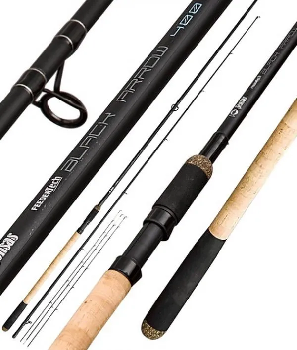 NextFish - Horgász webshop és horgászbolt - Sensas Black Arrow Feeder 400 M 3,3m 10-50g feeder, picker horgászbot